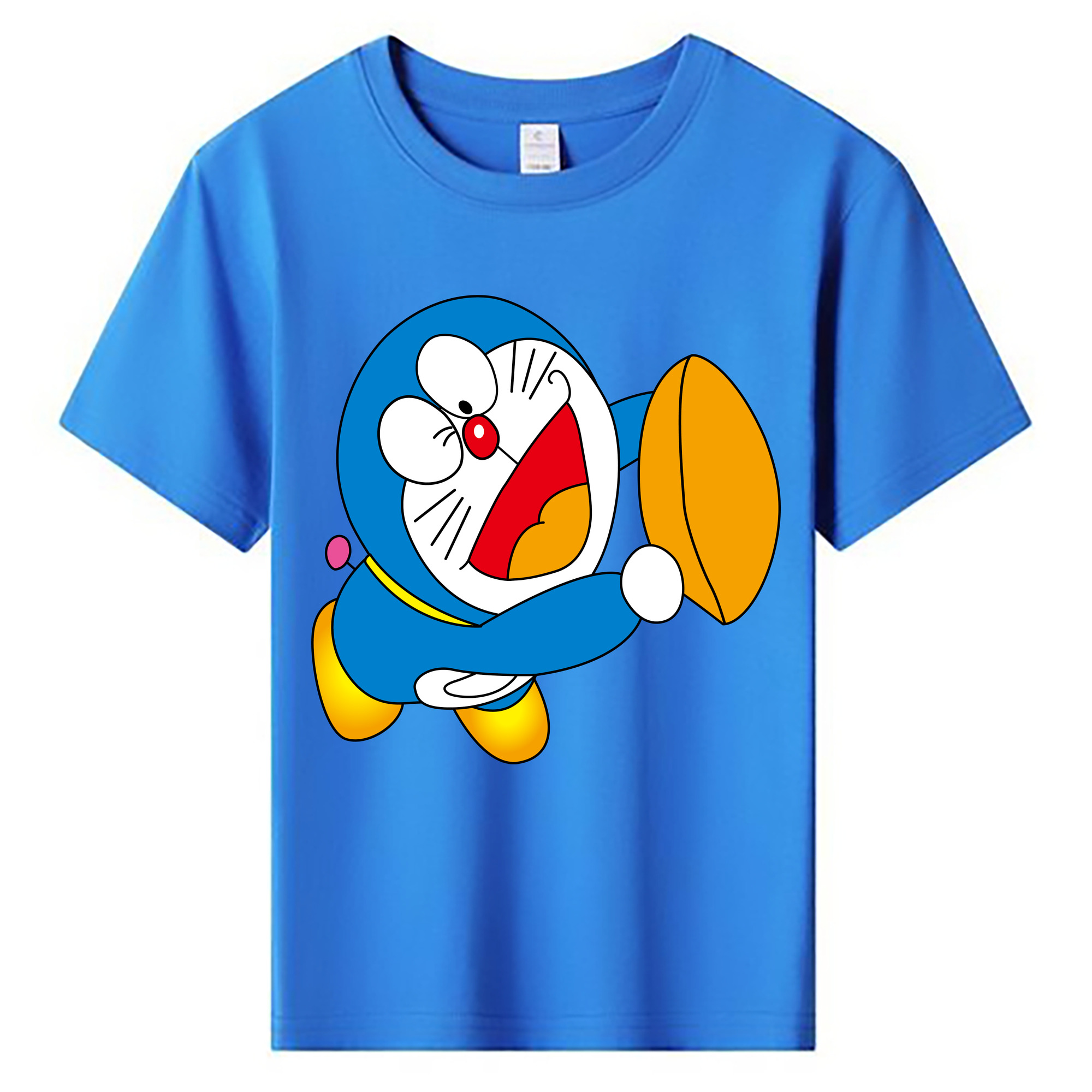 （画像用） ドラえもん Doraemon 綿100％キッズTシャツ（フロントプリント）